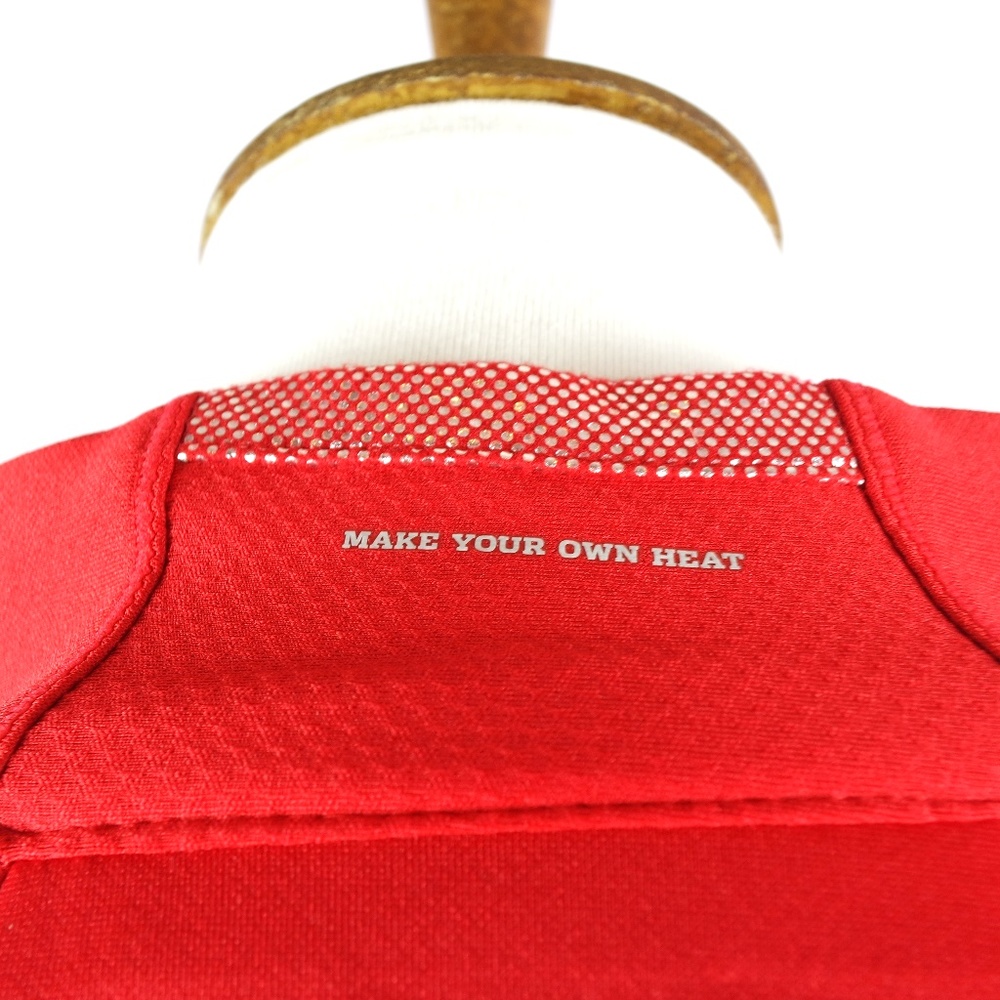 Columbia red Omni-Heat half zip pullover, size Med - Picture 3 of 8